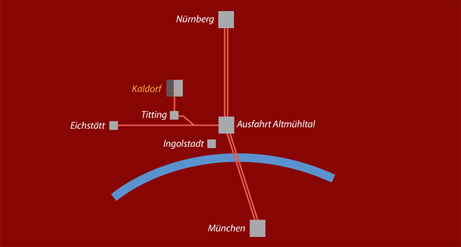 Skizze Anfahrt Kontakt